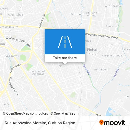 Rua Ariosvaldo Moreira map
