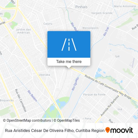 Rua Aristides César De Oliveira Filho map