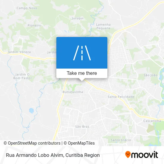 Rua Armando Lobo Alvim map