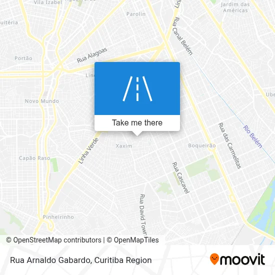 Rua Arnaldo Gabardo map