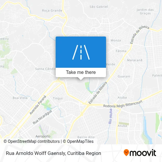 Rua Arnoldo Wolff Gaensly map