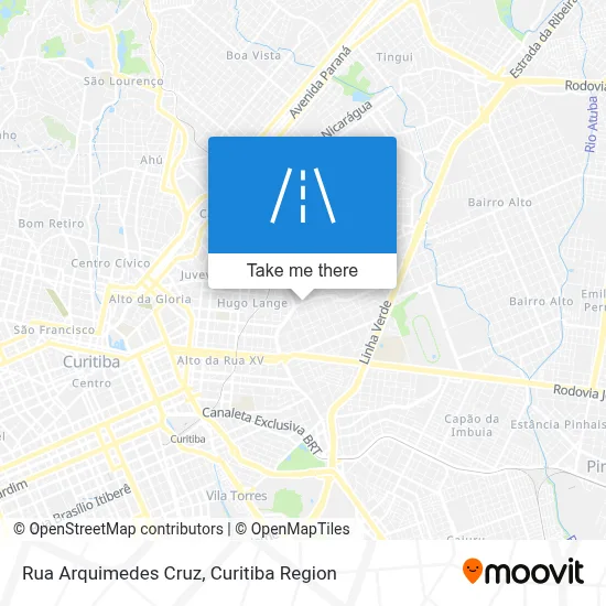 Rua Arquimedes Cruz map