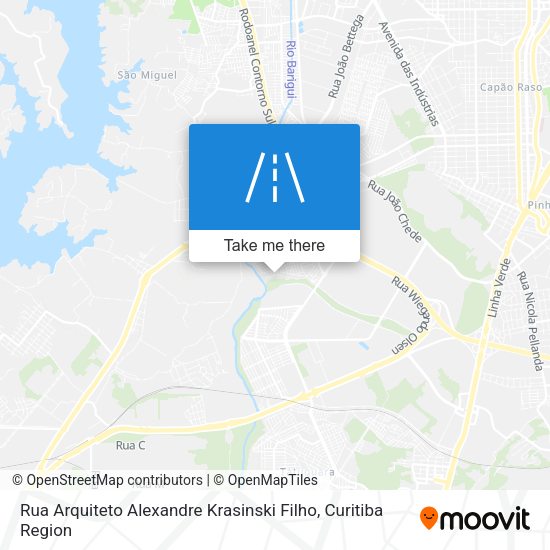 Rua Arquiteto Alexandre Krasinski Filho map
