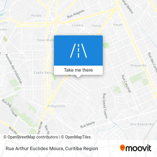 Rua Arthur Euclides Moura map