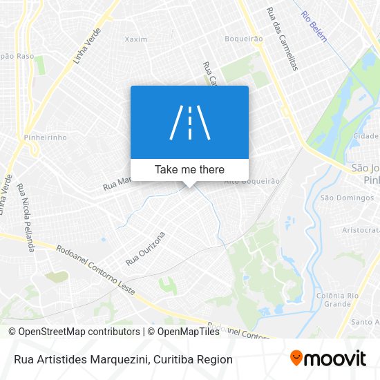 Rua Artistides Marquezini map