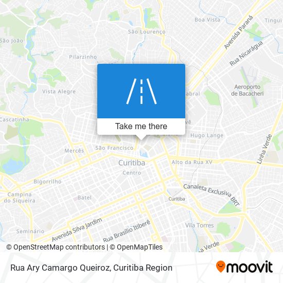 Rua Ary Camargo Queiroz map