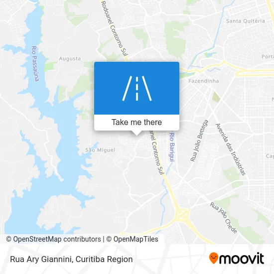 Rua Ary Giannini map