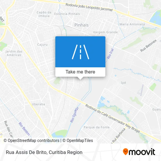 Rua Assis De Brito map
