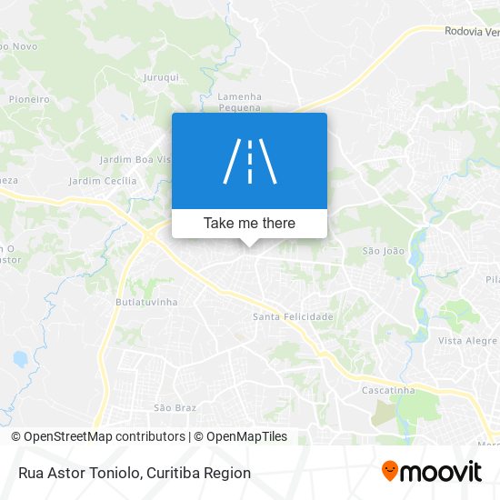 Mapa Rua Astor Toniolo