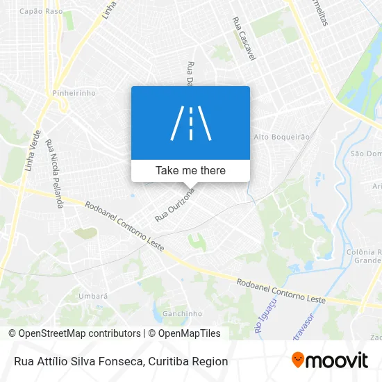 Rua Attílio Silva Fonseca map