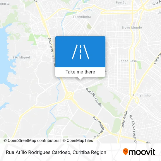Rua Atílio Rodrigues Cardoso map