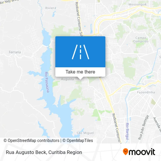Rua Augusto Beck map