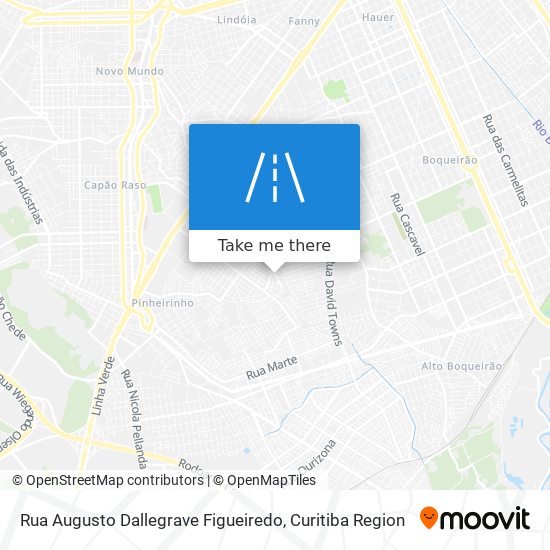 Rua Augusto Dallegrave Figueiredo map