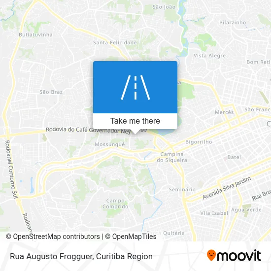 Rua Augusto Frogguer map