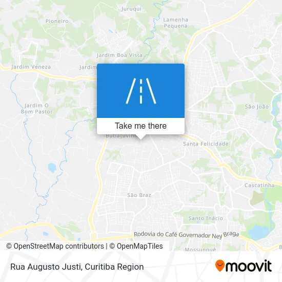 Rua Augusto Justi map