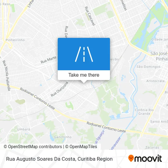 Rua Augusto Soares Da Costa map