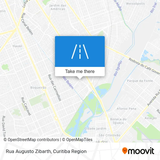 Rua Augusto Zibarth map