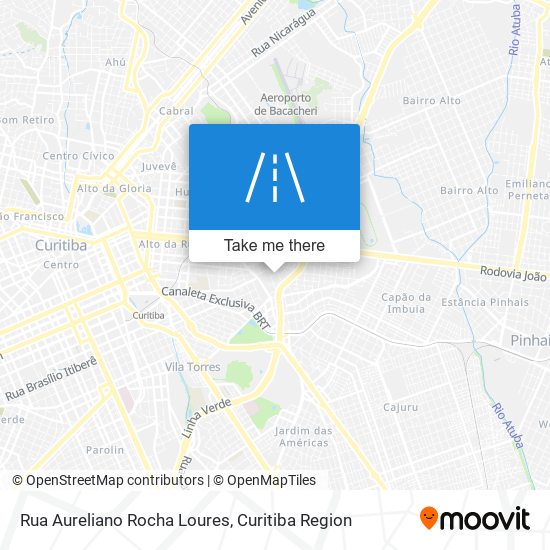 Mapa Rua Aureliano Rocha Loures