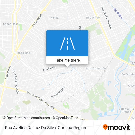 Rua Avelina Da Luz Da Silva map