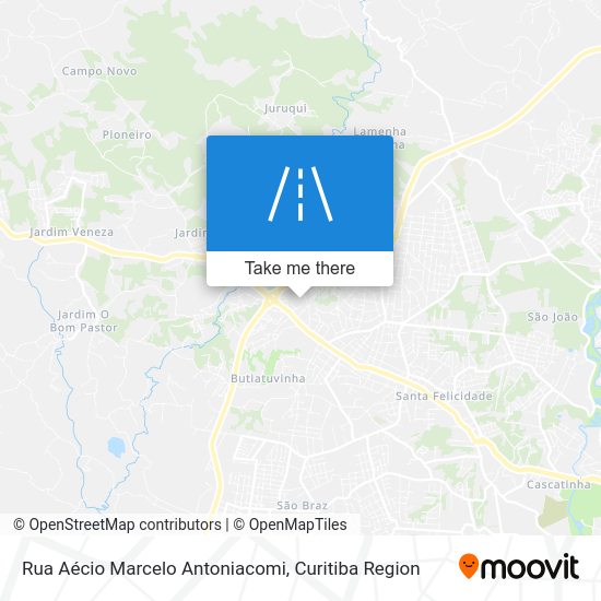 Rua Aécio Marcelo Antoniacomi map