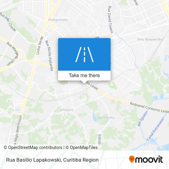 Rua Basilio Lapakowski map