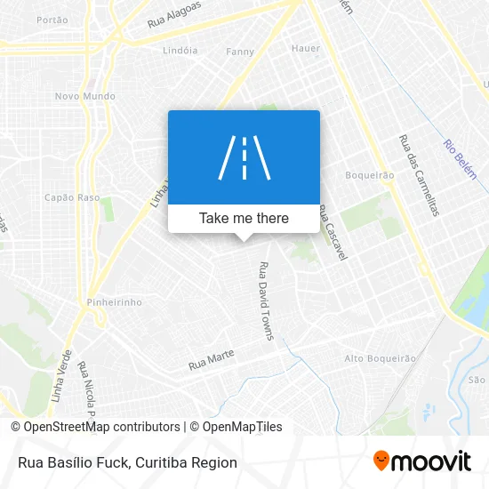 Rua Basílio Fuck map