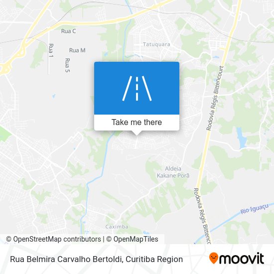 Rua Belmira Carvalho Bertoldi map