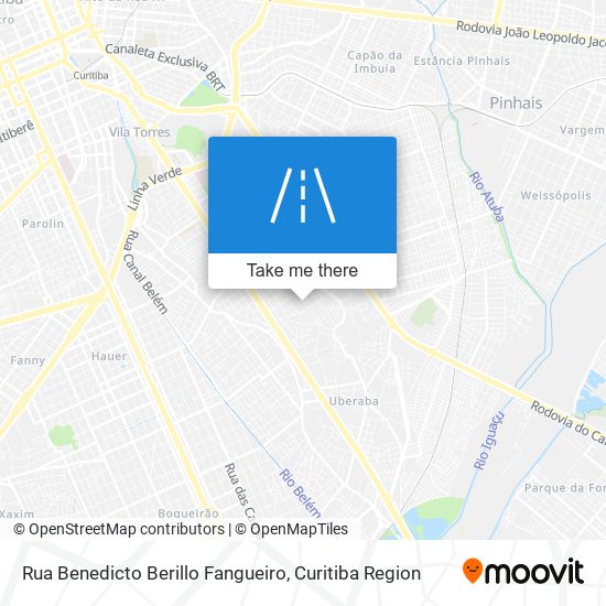 Rua Benedicto Berillo Fangueiro map
