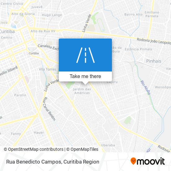 Rua Benedicto Campos map