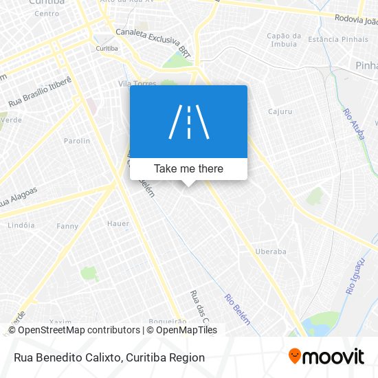 Rua Benedito Calixto map