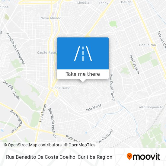 Rua Benedito Da Costa Coelho map