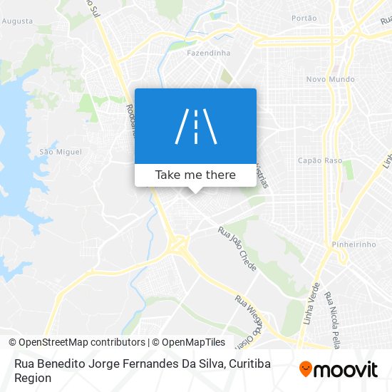 Rua Benedito Jorge Fernandes Da Silva map