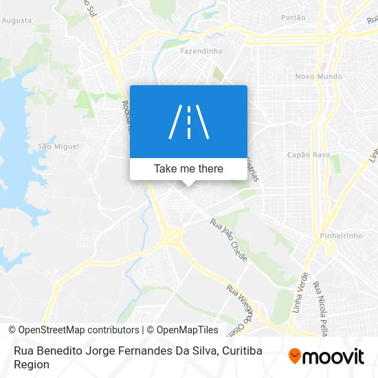 Rua Benedito Jorge Fernandes Da Silva map