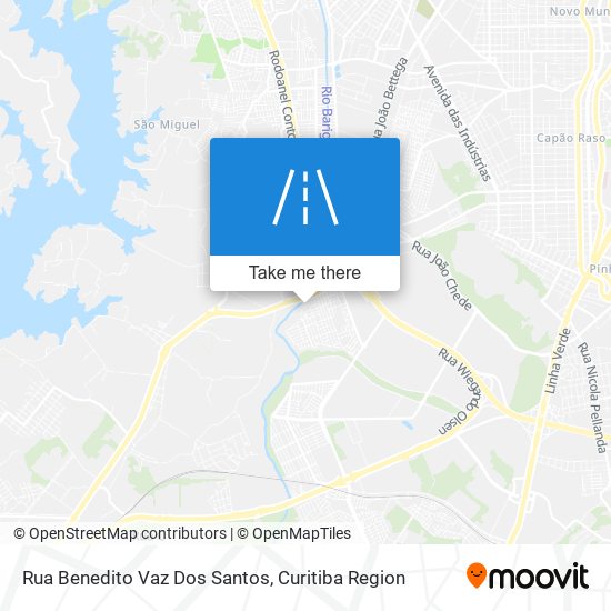 Rua Benedito Vaz Dos Santos map