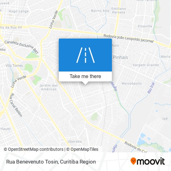 Rua Benevenuto Tosin map