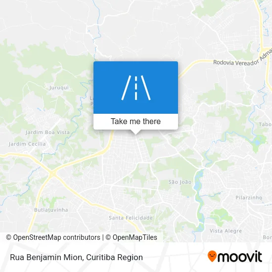 Rua Benjamin Mion map