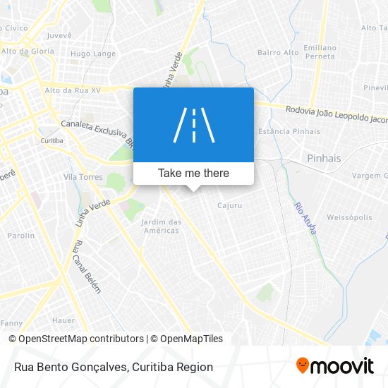 Rua Bento Gonçalves map