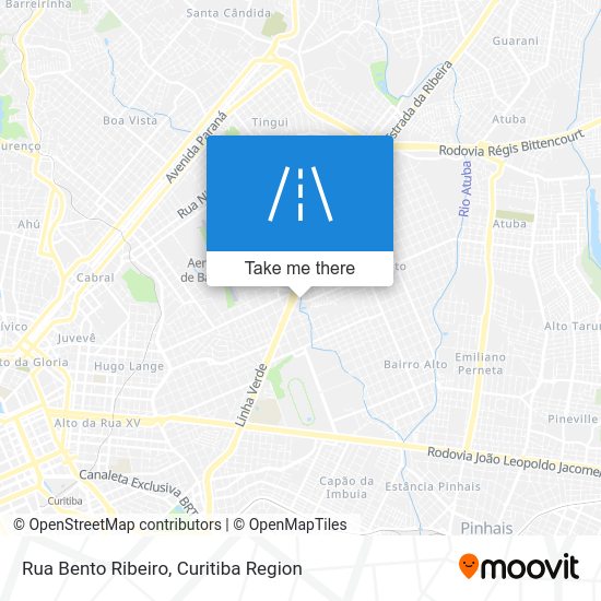 Rua Bento Ribeiro map