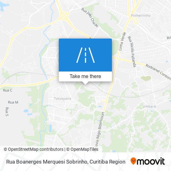 Rua Boanerges Merquesi Sobrinho map