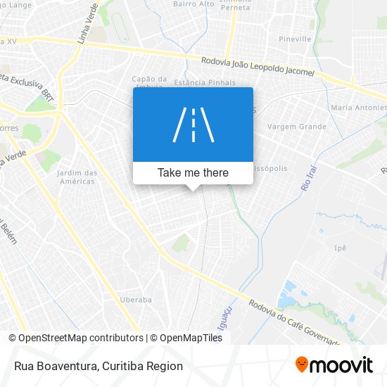 Mapa Rua Boaventura