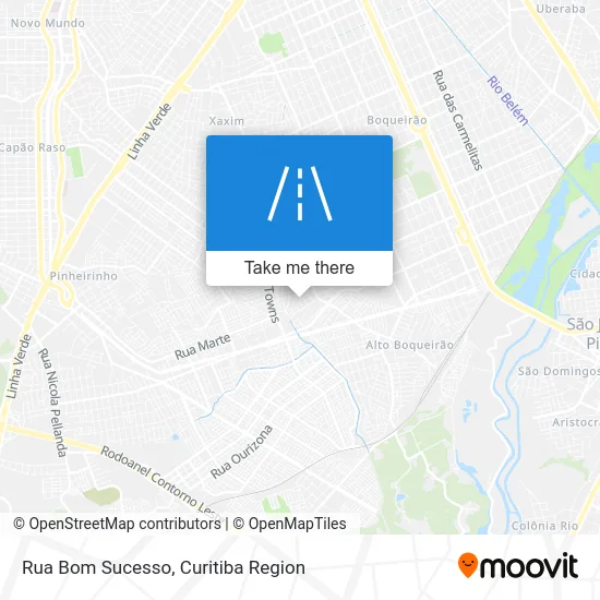 Rua Bom Sucesso map