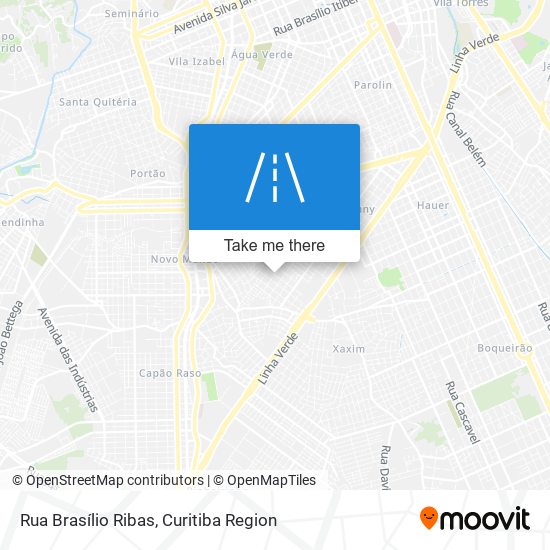 Rua Brasílio Ribas map