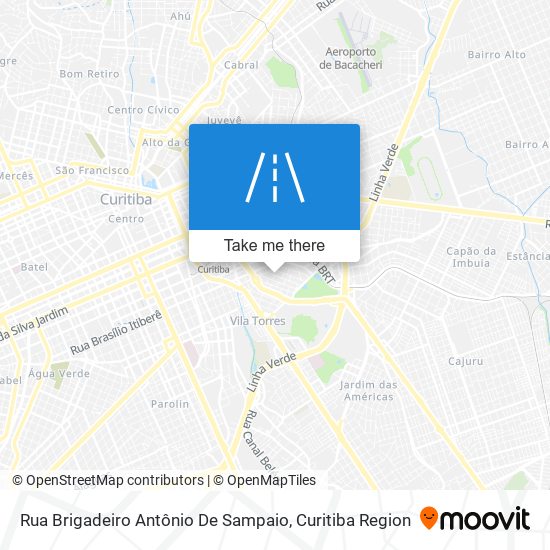 Rua Brigadeiro Antônio De Sampaio map