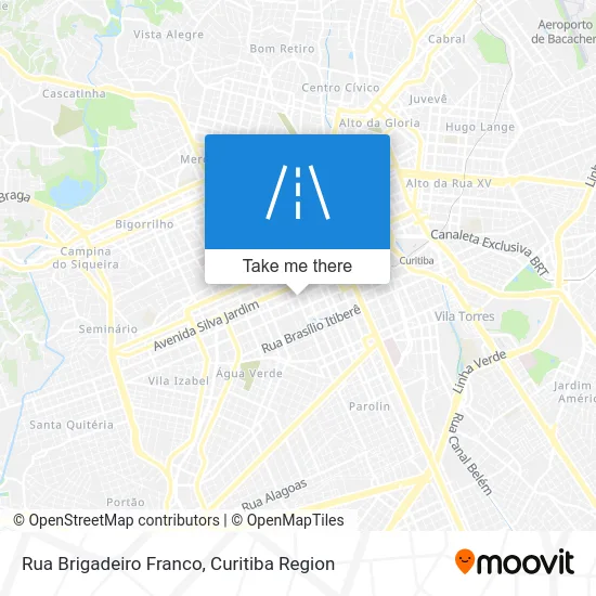 Rua Brigadeiro Franco map