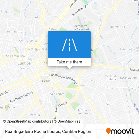 Rua Brigadeiro Rocha Loures map