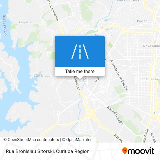 Rua Bronislau Sitorski map