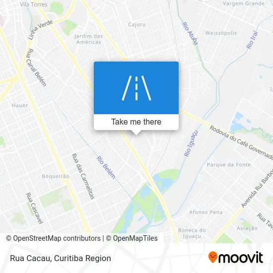 Rua Cacau map
