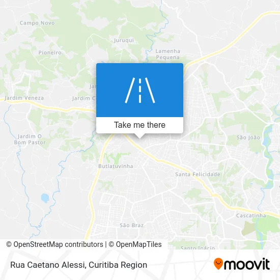 Rua Caetano Alessi map