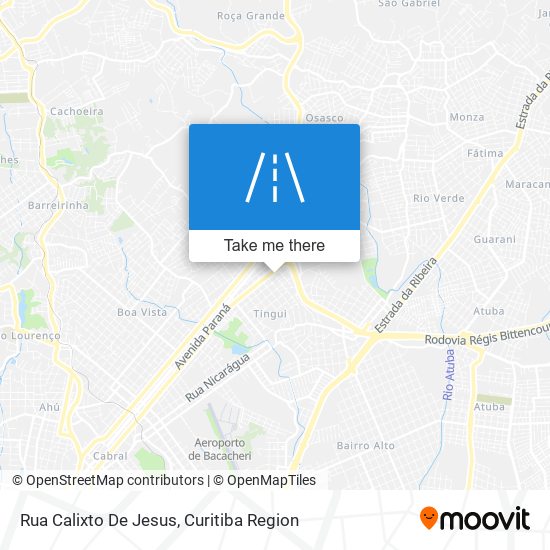 Rua Calixto De Jesus map