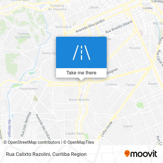 Rua Calixto Razolini map